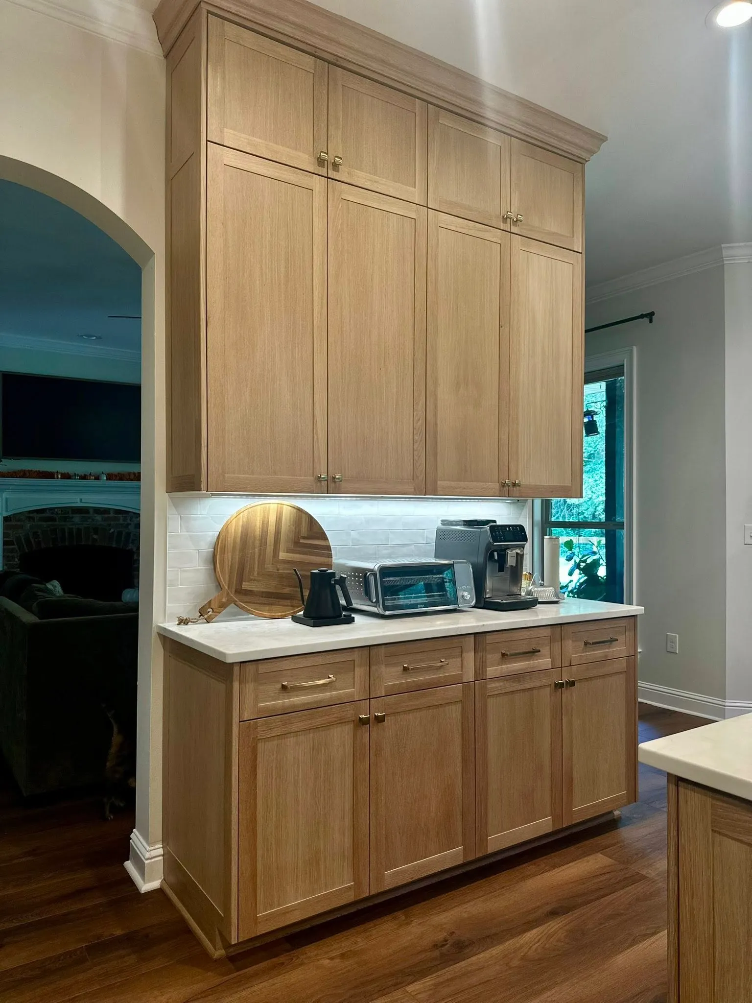 Built-In Coffee Bar